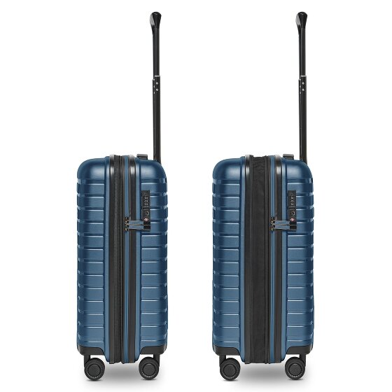 Pactastic Collection 04 THE CABIN + 4 kółka Walizka kabinowy S 55 cm z plisą rozprężną