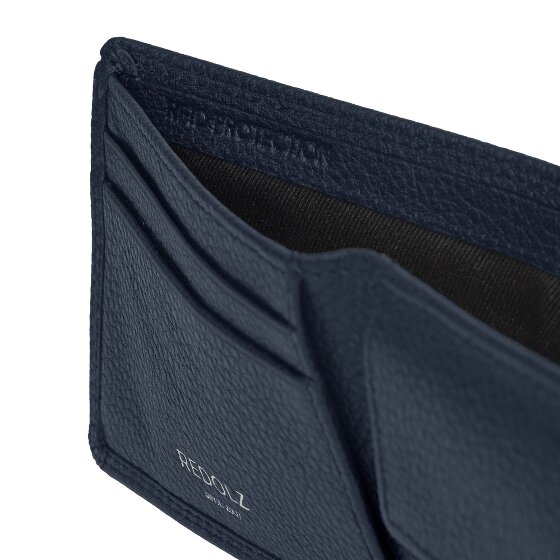 Redolz Leather Essentials QF mały portfel RFID skóra 10,5 cm