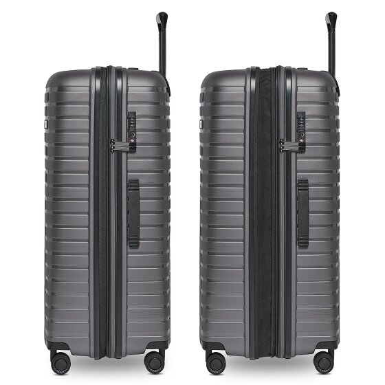 Pactastic Collection 04 THE LARGE + 4 kółka Walizka L 75 cm z plisą rozprężną