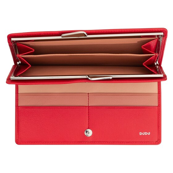 DuDu Portfel Ochrona RFID Skórzany 19.5 cm