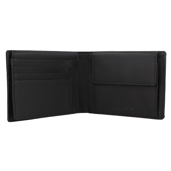 Piquadro Woody Portfel Ochrona RFID Skórzany 13 cm