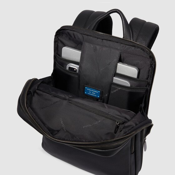 Piquadro Modus Plecak Skóra 37 cm Komora na laptopa