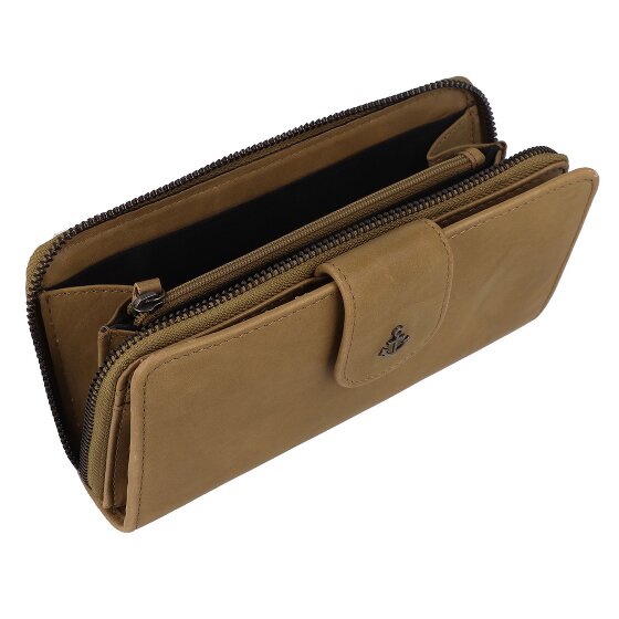 Harbour 2nd Anchor Love Felina Portfel Ochrona RFID Skórzany 19 cm