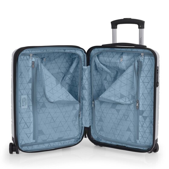 Gabol Uyiko 4 kółka Walizka kabinowy 54 cm z plisą rozprężną