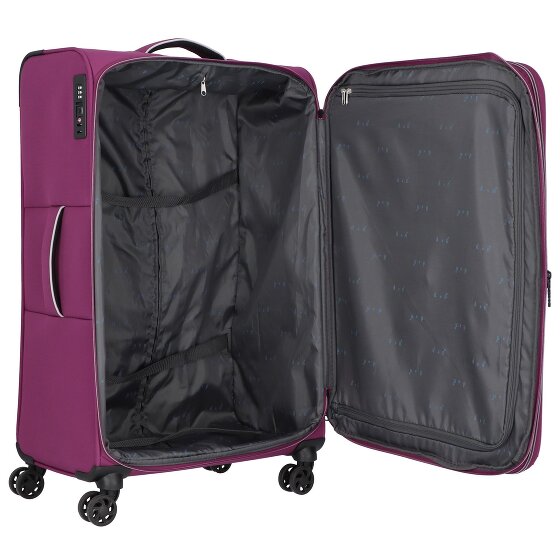 d&n Travel Line 9204 4 kółka Walizka L 76 cm z funkcją poszerzenia