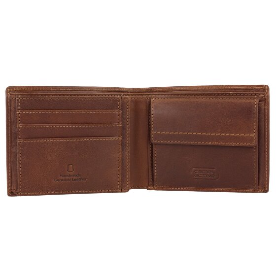 camel active Bilbao Portfel Ochrona RFID Skórzany 13 cm