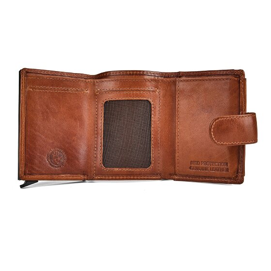 Greenburry Newport Portfel Ochrona RFID Skóra 9.5 cm