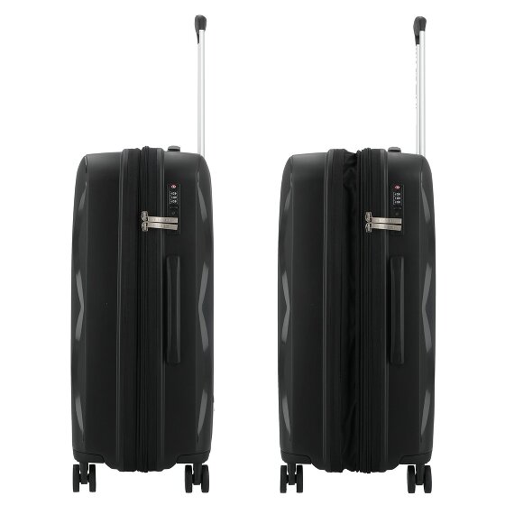 Gabol Infinity 4 kółka Walizka 66 cm z plisą rozprężną