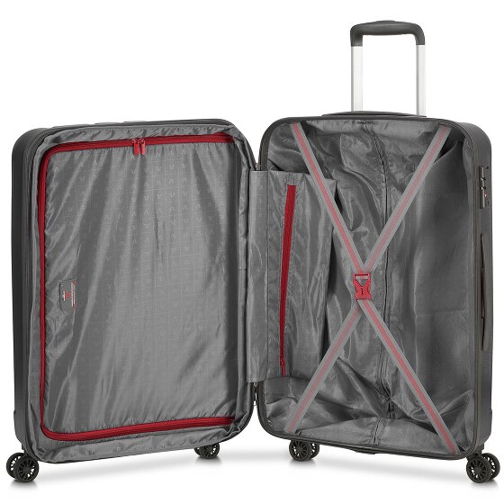 Roncato Kinetic 2.0 4 kółka Walizka M 66 cm z plisą rozprężną