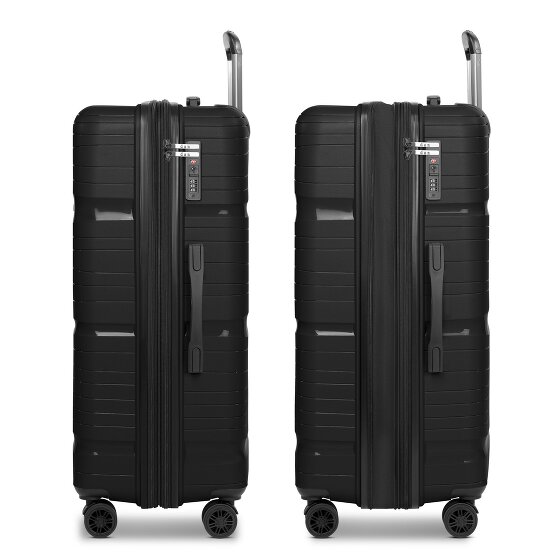 d&n Travel Line 4300-Plus 4 kółka Walizka L 76 cm z plisą rozprężną