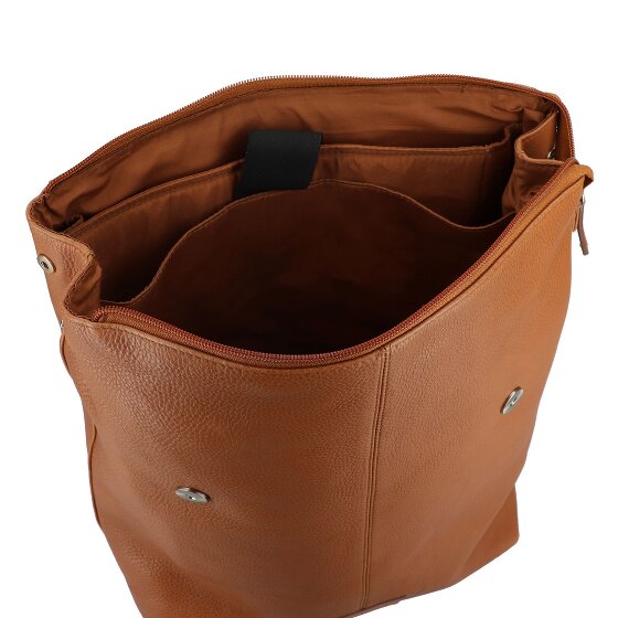 Burkely Soft Skylar Plecak Skórzany 40 cm Komora na laptopa