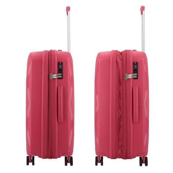 Gabol Infinity 4 kółka Walizka 66 cm z plisą rozprężną