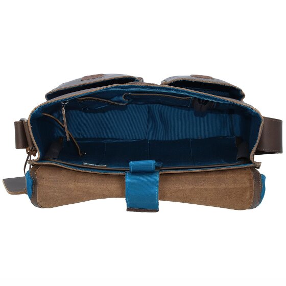 aunts & uncles Hunter Nick Messenger Leather 37 cm przegroda na laptopa