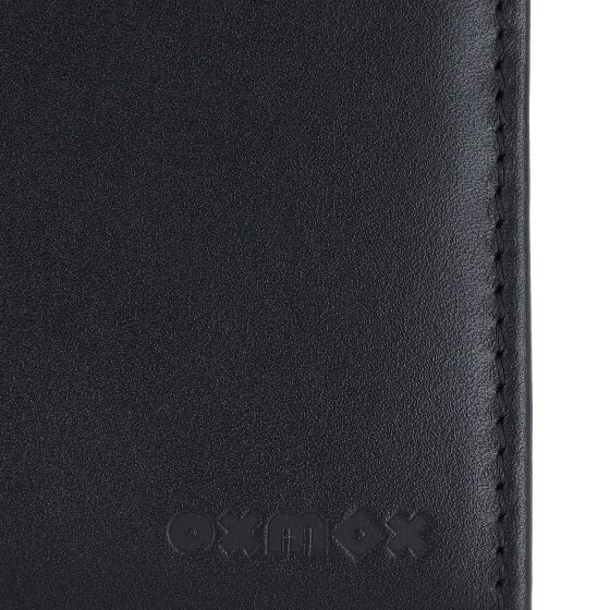 oxmox Leather Portfel Ochrona RFID Skóra 12 cm