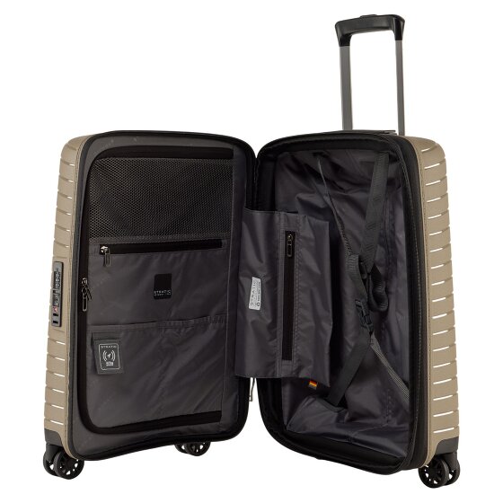 Stratic Novium 4 kółka Walizka kabinowy S 55 cm z plisą rozprężną