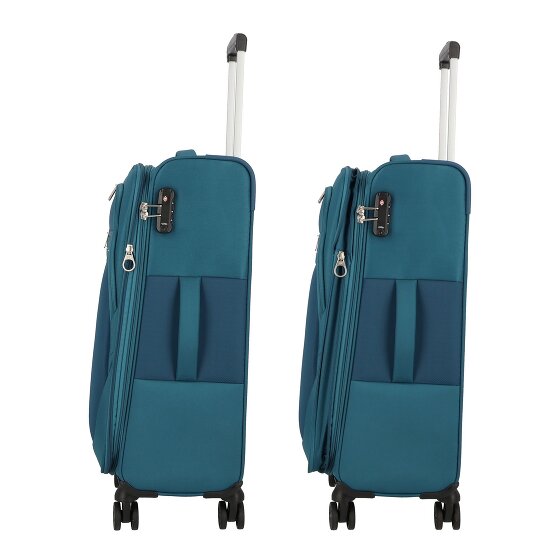 American Tourister Deep Dive 4 kółka Walizka 67 cm z plisą rozprężną