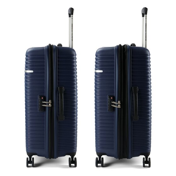 American Tourister Liftoff 4 kółka Zestaw walizek 3-części z plisą rozprężną