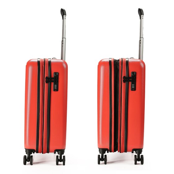 Gabol Future Plus 4 kółka Walizka kabinowy 55 cm z plisą rozprężną