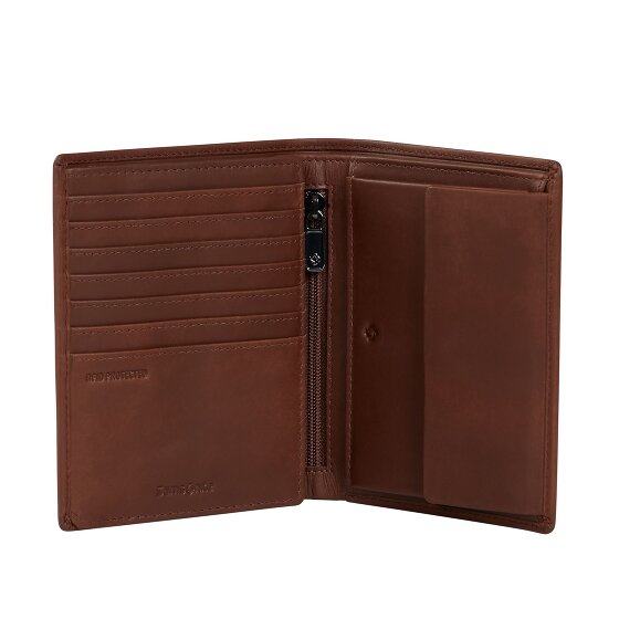 Samsonite Eluxe Veg Portfel Ochrona RFID Skóra 13 cm