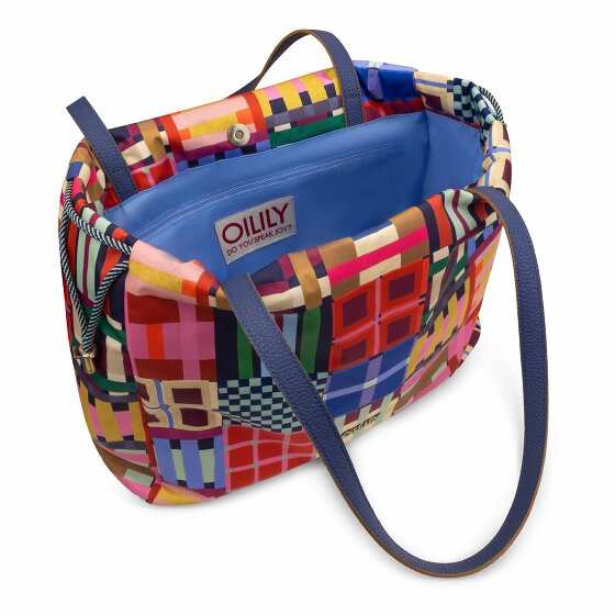 Oilily Tartan Tape Skar Shopper Bag 36 cm