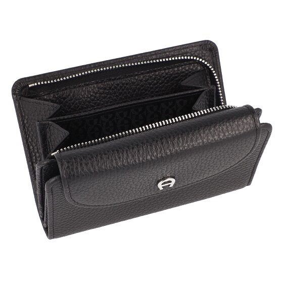 AIGNER Portfel Ochrona RFID Skórzany 14 cm