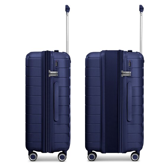 Franky London 4 kółka Walizka M 65 cm z plisą rozprężną