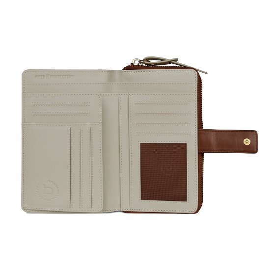 bugatti Viola Portfel Ochrona RFID Skórzany 16 cm