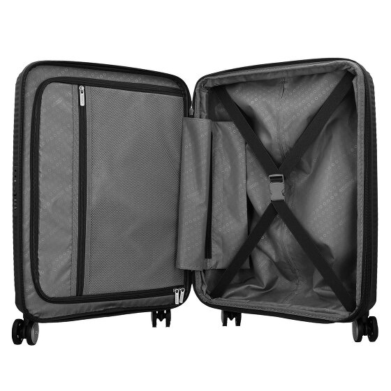 American Tourister Soundbox 4 kółka Walizka kabinowa 55 cm z funkcją poszerzenia
