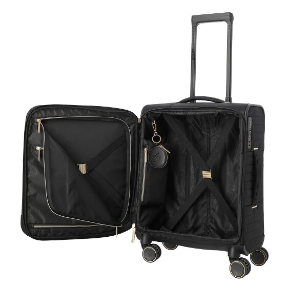 Travelite Barbara Stepp 4 kółka Walizka kabinowy S 55 cm z plisą rozprężną