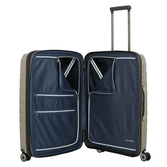 Travelite Air Base 4 kółka Walizka 67 cm z funkcją poszerzenia