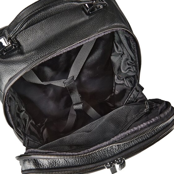 Piquadro Skórzany plecak podróżny Modus RFID z przegrodą na laptopa 44 cm