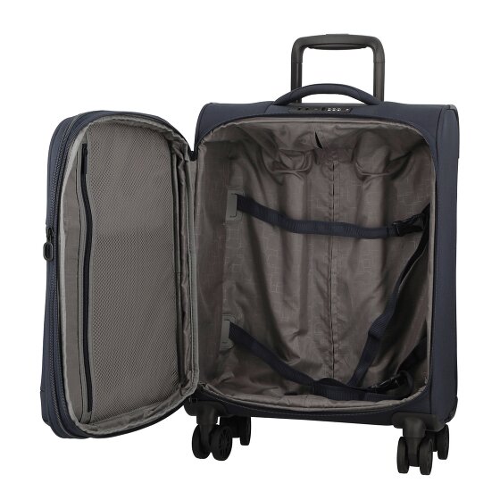 Jump Monthélys 4 kółka Walizka kabinowy 55 cm z plisą rozprężną