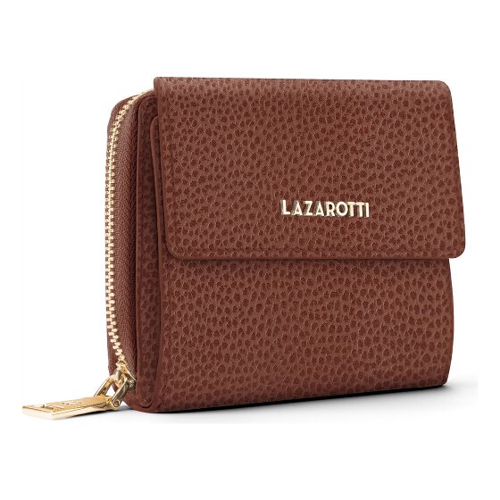 Lazarotti Portfel z skóry typu „zip-around” z Bolonii, 12 cm