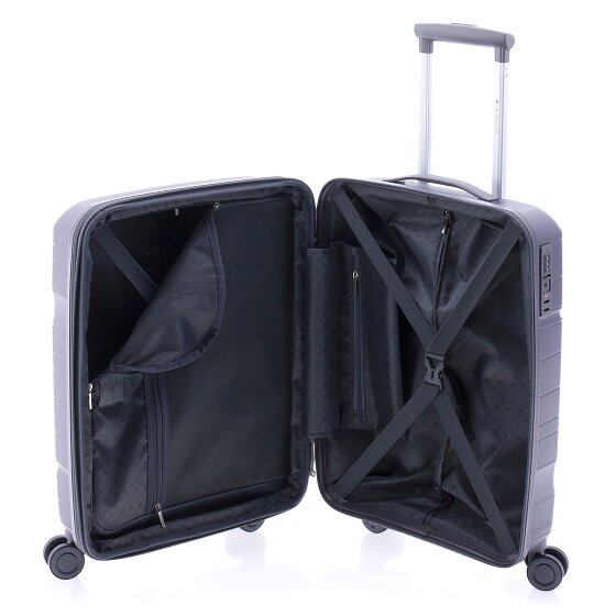 Gladiator 3800 4 kółka Walizka kabinowy 55 cm z plisą rozprężną