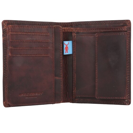 Jack Kinsky Monterey Portfel Ochrona RFID Skórzany 9.5 cm