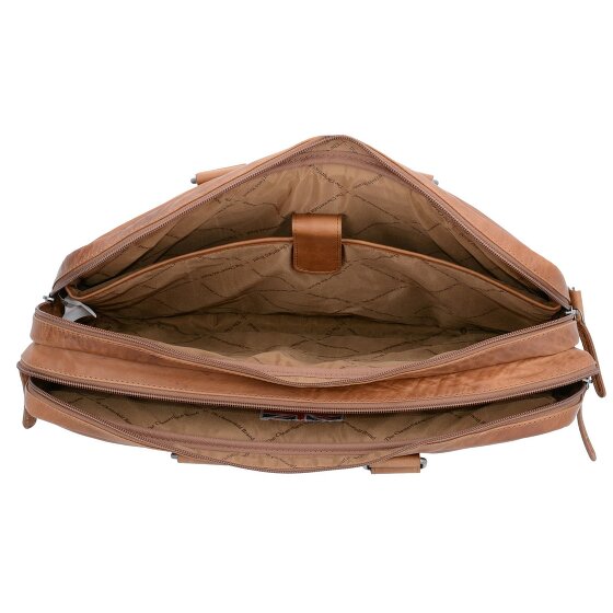 The Chesterfield Brand Wax Pull Up Teczka Skórzany 40 cm Komora na laptopa