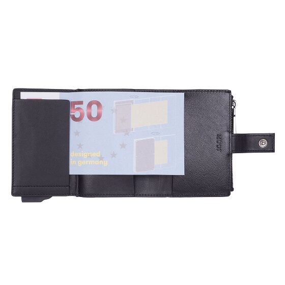 Joop! Pero C-Four Etui na karty kredytowe Ochrona RFID Skórzany 7 cm