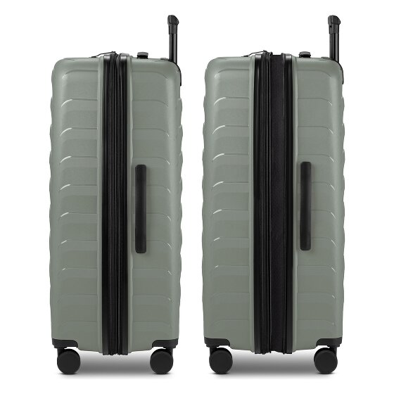 d&n Toronto 4 kółka Walizka L 75 cm z plisą rozprężną