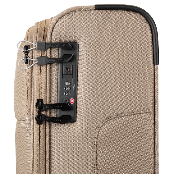 Pack Easy GoOn 4 kółka Walizka kabinowy 55 cm Komora na laptopa