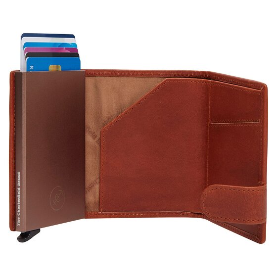 The Chesterfield Brand Delsbo Portfel Ochrona RFID Skórzany 7.5 cm