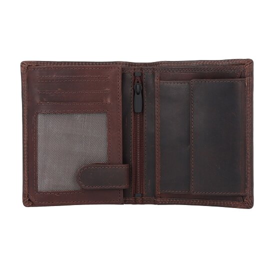 Jack Kinsky Monterey Portfel Ochrona RFID Skórzany 10.5 cm