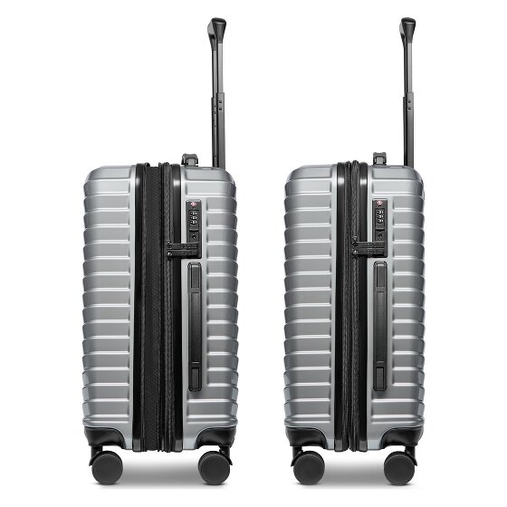 Redolz Essentials 18 4 kółka Walizka kabinowy 55 cm z plisą rozprężną