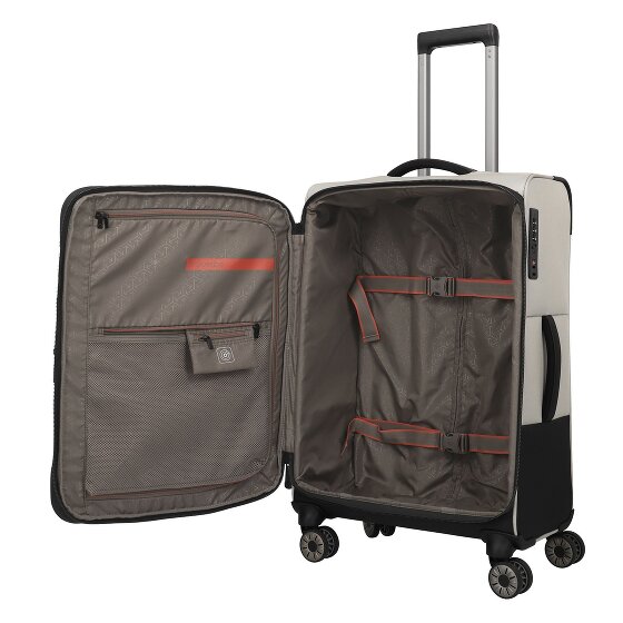 Travelite Crosslite 5.0 4 kółka Walizka M 66 cm z plisą rozprężną