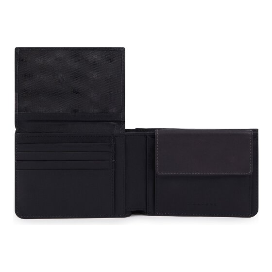 Piquadro Tiger Portfel Ochrona RFID Skórzany 13 cm