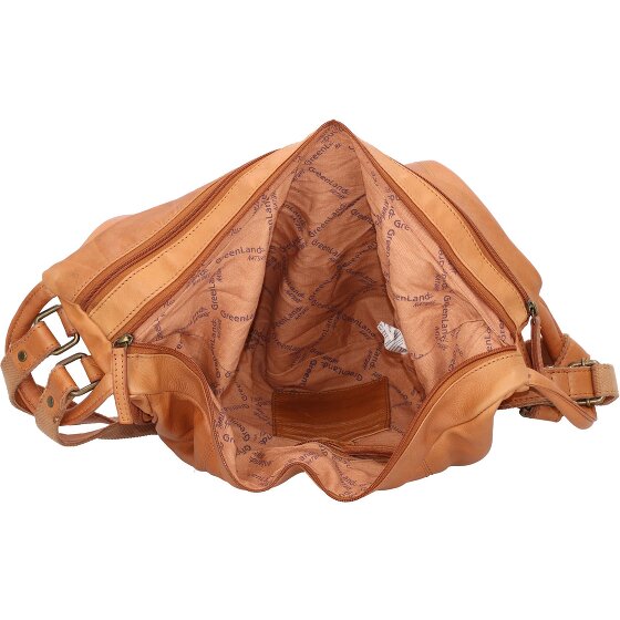 Greenland Nature GreenLand NATURE Plecak miejski Skórzany 34 cm