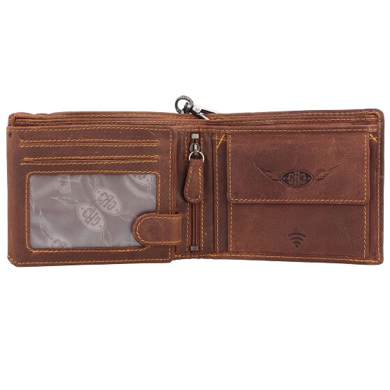Greenburry Racing Collection Dallas Wallet RFID Leather 12,5 cm
