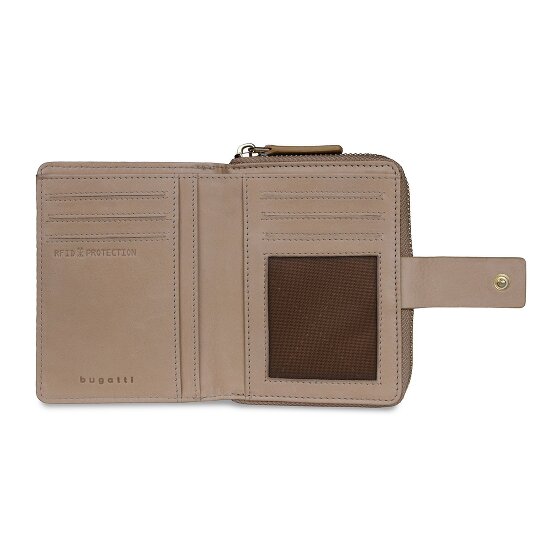 bugatti Noemi Portfel Ochrona RFID Skórzany 12 cm