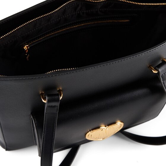 Love Moschino Victory Heart Shopper Bag Skórzany 34 cm