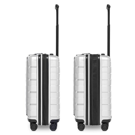 Bergpfeil Travel 4 kółka Walizka kabinowa 55 cm Komora na laptopa z funkcją poszerzenia