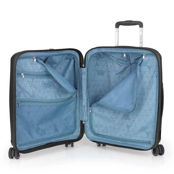 Gabol Queens 4 kółka Zestaw walizek 4-części z plisą rozprężną